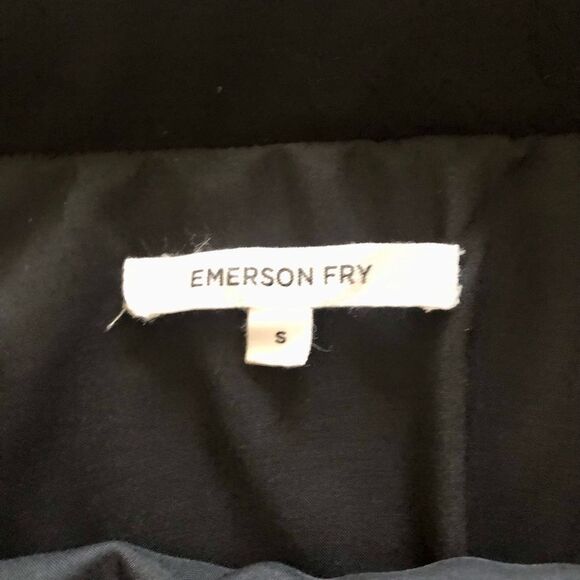 Emerson Fry Sophia Mini Skirt Wrap Black - size S - Picture 7 of 8